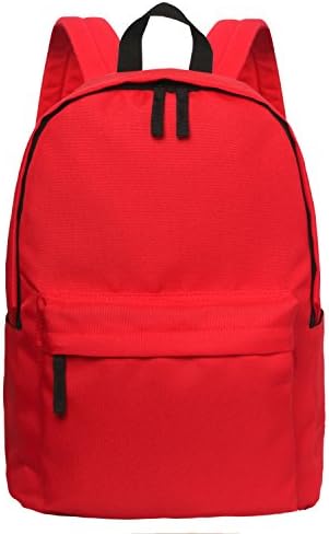 School Bag For Boys Girls Kids Lightweight Spacious Backpack Organizer-TK24-RED