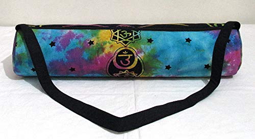 ICC Buddha Chakra Mandala Full-Zip Exercise Yoga Mat Carry Bag Gym Beach Pilates Carrier Bags Hippie Mandala Indian Cotton Bag - Thumbnail 3