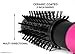 Tru Beauty, Rotating Hot Air Brush, Ceramic Coated 2-inch Barrel, 2-in-1 Blow Dryer and Styler – Titanium Pinkthumb 1