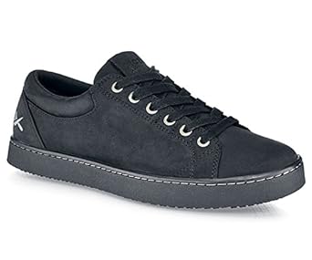 Shoes for Crews M11057-42/8 MOZO FINN Herren-Sneaker, Schnürung, rutschhemmend, Größe 42 EU, Schwarz