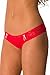 Velvet Kitten Sexy Midnight Lace Panty for Women 1044 (Medium, Red)