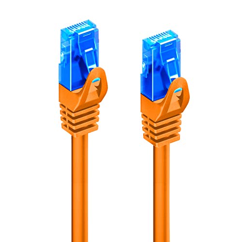Ewent Câble réseau Type Patch Cat 5e U/UTP, AWG 26/7, 2 connecteurs RJ45 Orange Arancione 1 MT