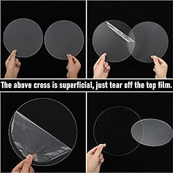 10 Pieces Clear Acrylic Circle Sheet Acrylic Round