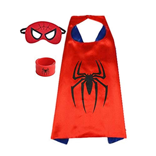 Superhero Capes for Kids, Dress up CostumesSatin Cape and Felt Mask
