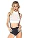 iHeartRaves Suspender High Waisted Rave Booty Shorts (Small)