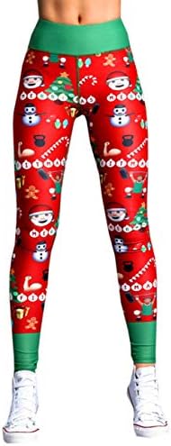Grapes Garden Women's Christmas Leggings Digital Print Stretchy Active Yoga Leggings Tights