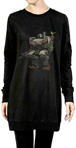 Yianen Women's Overwatch Long Sleeve Hooded Sweatshirt