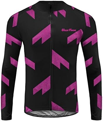 Uglyfrog 17夏スタイルメンズ長袖サイクリングジャージー Bike Biking Shirt 通気性とクイックドライspify04
