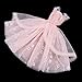 Fityle Handmade Doll Skirt Evening Party Dress for 1/6 BJD Dolls Clothes for Blythe Dolls Dress Up (Pink)