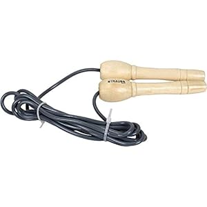 Strauss Wooden Skipping Rope, (Grey)