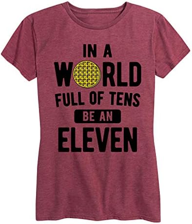 Instant Message - in A World of Tens Eleven - Women's Short Sleeve Graphic T-Shirt