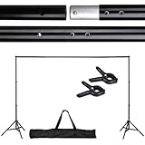 Adjustable Background Backdrop Support Stand Crossbar System Photo Studio 10 Ft