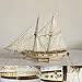 DestinyBliss 1:120 DIY Ship Assembly Model Kits Classical Wooden Sailing Boat Scale Model Decoration 410x60x400mm
