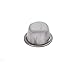 Xmifer 5pcs 0.5Inch Diameter Crystal Tobacco Pipe Stainless Steel Mental Screen Filters for Crystal Smoking Pipes Use (Silver)