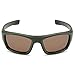 Naga Sports Youth Teenager UV400 Polarized Sunglasses for Baseball, Softball, Running, Fishing, Biking - Kids Ages 6-14 (POLARIZED Copper Lens Cargo Green Frame)