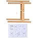 STNDRD. Bamboo Plant Stand Indoor, Fits 10 inch Planter for Indoor Plants, Tall & Modern