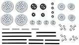 LEGO 50pc Technic gear & axle SET Includes RARE CROWN GEARS (Mindstorms, EV3, NXT Robots!) by LEGO