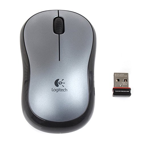 Logitech M185 Wireless Mouse, Silver