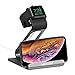 Apple Watch Stand, Mercase Aluminum NightStand iWatch &iPhone Universal Desktop Stand Holder Charging Station for iWatch Series SE/6/5/4/3/2/1,iPhone 11/11Pro/11Max/Xs/X Max/XR/X/8/8Plus-Space Gray