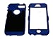 Iphone5/5s Defender Body Armor Case Comparable to Otterbox Defender Series (orange/blue)