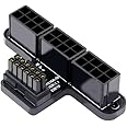 CY Adapter 12VHPWR ATX3.0 PCI-E 5.0 Power Modular to Three ATX 8P Adapter for 4080 5090TI 16Pin 12+4P Graphics Card (Down Angled 90 Degree)