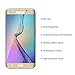 S6 Edge Plus Screen Protector,Dokpav Ultra Slim Samsung Galaxy S6 Edge Plus Tempered Glass Full Screen Protector, Protective Film Anti-scratch Anti-fingerprint - Gold