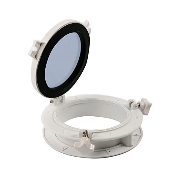 Amarine-made-Boat-Yacht-Round-Opening-Portlight-Porthole-8-Replacement-Window-Port-Hole-ABS-Clear-Tempered-Glass