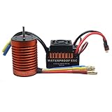 Besde 9T 4370KV Brushless Motor + 60A ESC Speed Controller Combo ME720 for 1/10 RC Car (As, 9T4370kv)