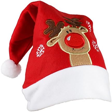 Adult Santa Hat Christmas Reindeer Santa Hats for Adults
