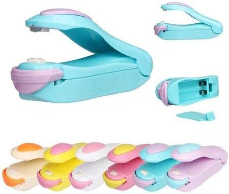 SevenAmaze ABS Plastic Handheld Super Vacuum Mini Portable Plastic Heat and Food Sealing Machine Tools (Multi_1) (Blue, 1)