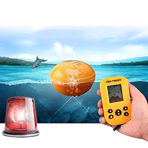 YOUNGFLY Wireless Fish Finder Sonar Probe Detector with Dot Matrix 100m/328ft