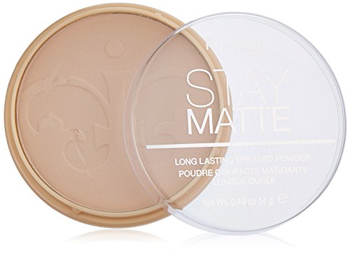 Rimmel London Stay Matte Pressed Powder, Peach Glow, 0.49 Ounce