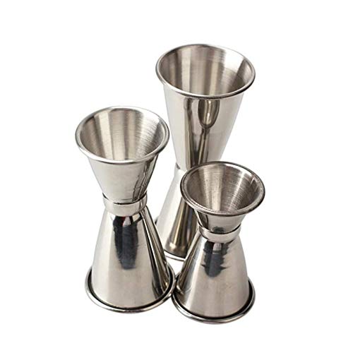 Belleashy Cocktail-Shaker, 3 Größen, Edelstahl, für Bars, Reisen und Outdoor (Größe: M, Farbe: Silber) – Bild 3