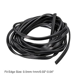 uxcell U Channel Edge Trim, 18ft Length Rubber