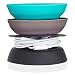 Budley - Tangle-Free Earphone/Earbud Case, Compact Storage System, Silicone (Teal/Gray/Black, Set of 3) primary