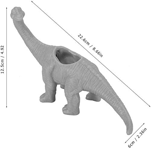 Flower pot, personality Dinosaur Animal Flower Pot Succulent Cactus Garden Pot Home Decoration(Grey) - Image 3