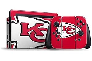 Skinit Decal Gaming Skin Compatible with Nintendo Switch Bundle - Officially Licensed NFL Kansas City Chiefs Large Logo Design
