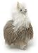 Standing Baby Alpaca Fur Alpaca Cria Figure - Multi Colored 7 Inch