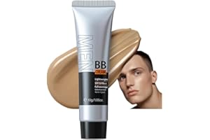 AKARY Hydrating Men BB Cream SPF 15 PA++, Full-Coverage Foundation&Concealer, Mens Face Moisturizer Cream Evens Skin Tone, Oil Control and Cover Flaws, Natural Finish for All Skin Types, Tan 320