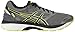 ASICS Men's Gel-Cumulus 18 Running Shoe, Carbon/Black/Safety Yellow, 9.5 M US