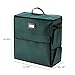 Wrapping Paper Storage Center - Portable Gift Wrap Station to Stow and Organize Flat Sheets, Holiday Gift Bags, Bows, and Ribbons by Elf Stor (Green)