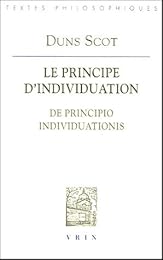 Le  principe d'individuation