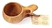 KUKSA - Nordic drinking cup HANDMADE in Lapland from CURLY BIRCH - No05