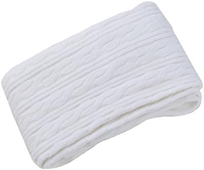 LOHKIAO Baby Leg Warmers Knit Tights Pantyhose for Girl White M
