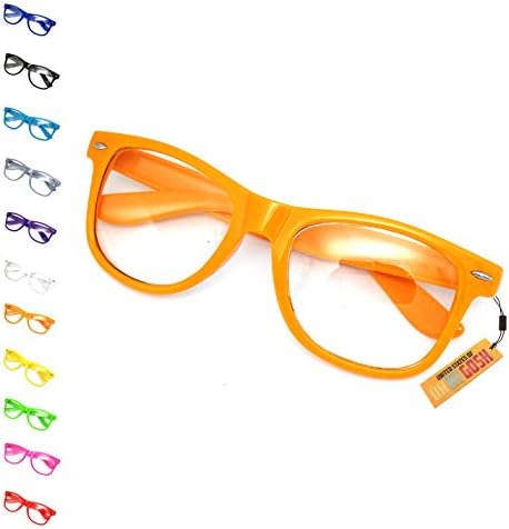 Fake Nerd Halloween Costume Glasses - 11 Colors Men, Women, Children #1 Fashion Glasses US of OMG