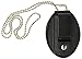 Clip on Leather Badge holder with Chain #2520TABK