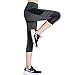 picotee Capri Leggings with Pockets for Women Mesh Camo Leggings Active Yoga Pants High Waisted Gray Small