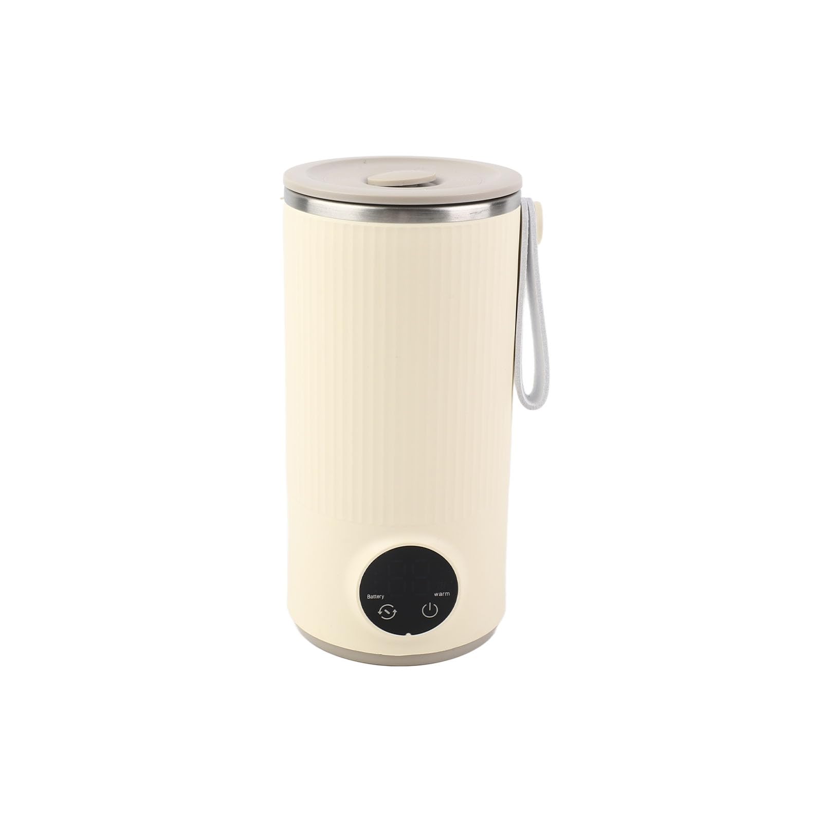 Photo 1 of Portable Travel Electric Kettle 400ML,USB Rechargeable Stainless Steel Hot Water Boiler with Dual 3000mAh Battery