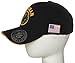 US Army Official License Structured Front Side Back and Visor Embroidered Hat Cap - Veteran Emblem Black