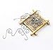Supoice 160 Pcs Stainless Steel Christmas Ornament Hooks - Perfect for Tree Decorations